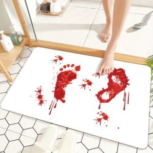 Halloween Bloodline Theme Anti-Slip Bath Mat